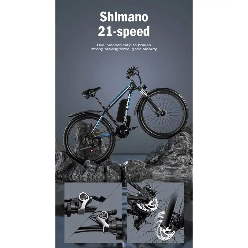Elektrische fiets 750W motor 48V17.5Ah verwijderbare accu