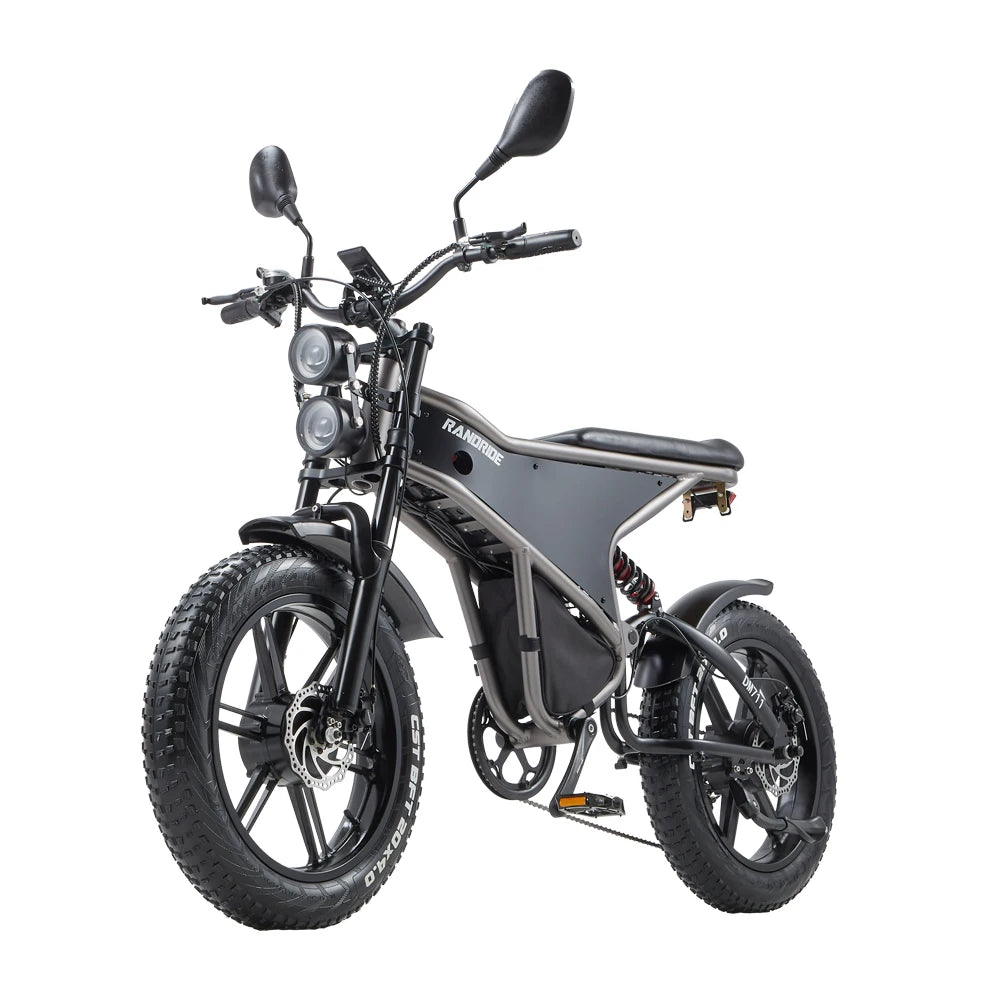Elektrische fiets met dubbele motor 2×1000W en uitneembare accu