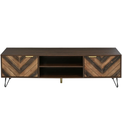 Moderne tv-tafel in houtlook 