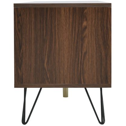 Moderne tv-tafel in houtlook 