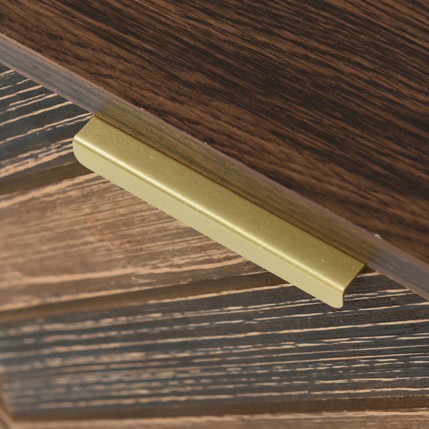 Moderne tv-tafel in houtlook 