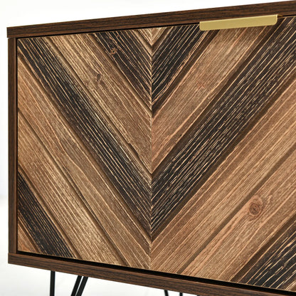 Moderne tv-tafel in houtlook 