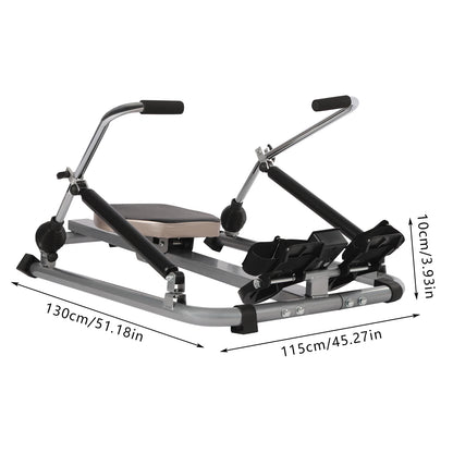 Roeimachine Hydraulisch Volledig Verplaatsbaar voor Thuis Cardio