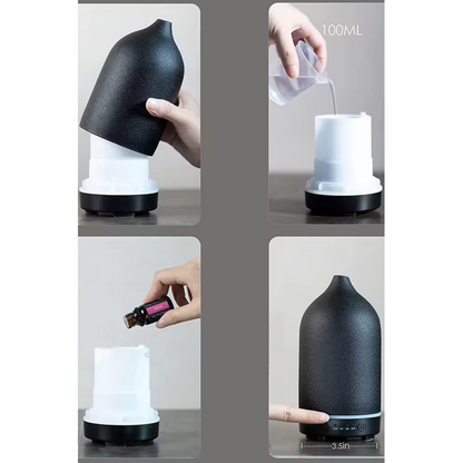 Stone Aroma Diffuser schwarz